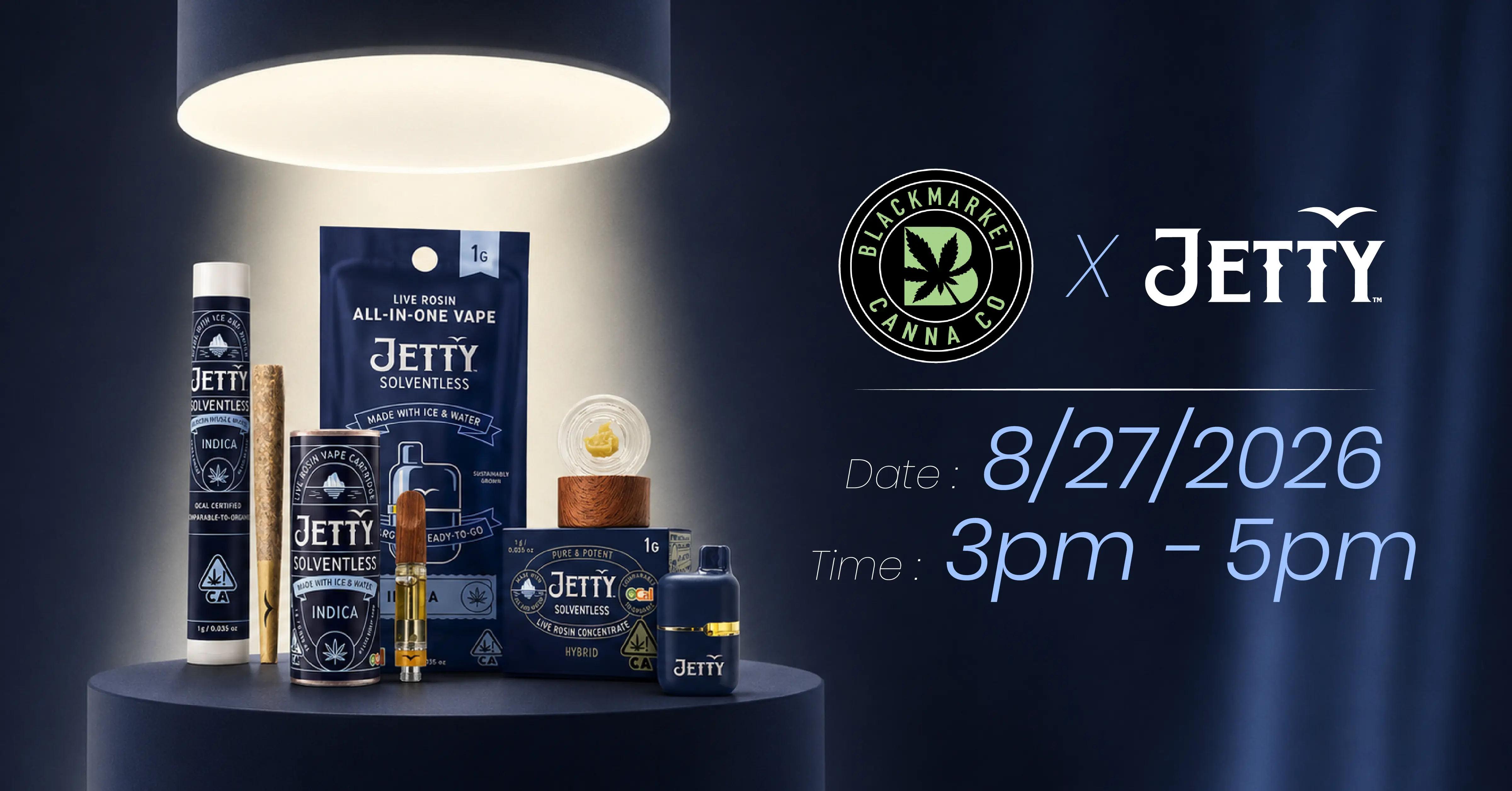 Black Market Canna Co and Jetty event
