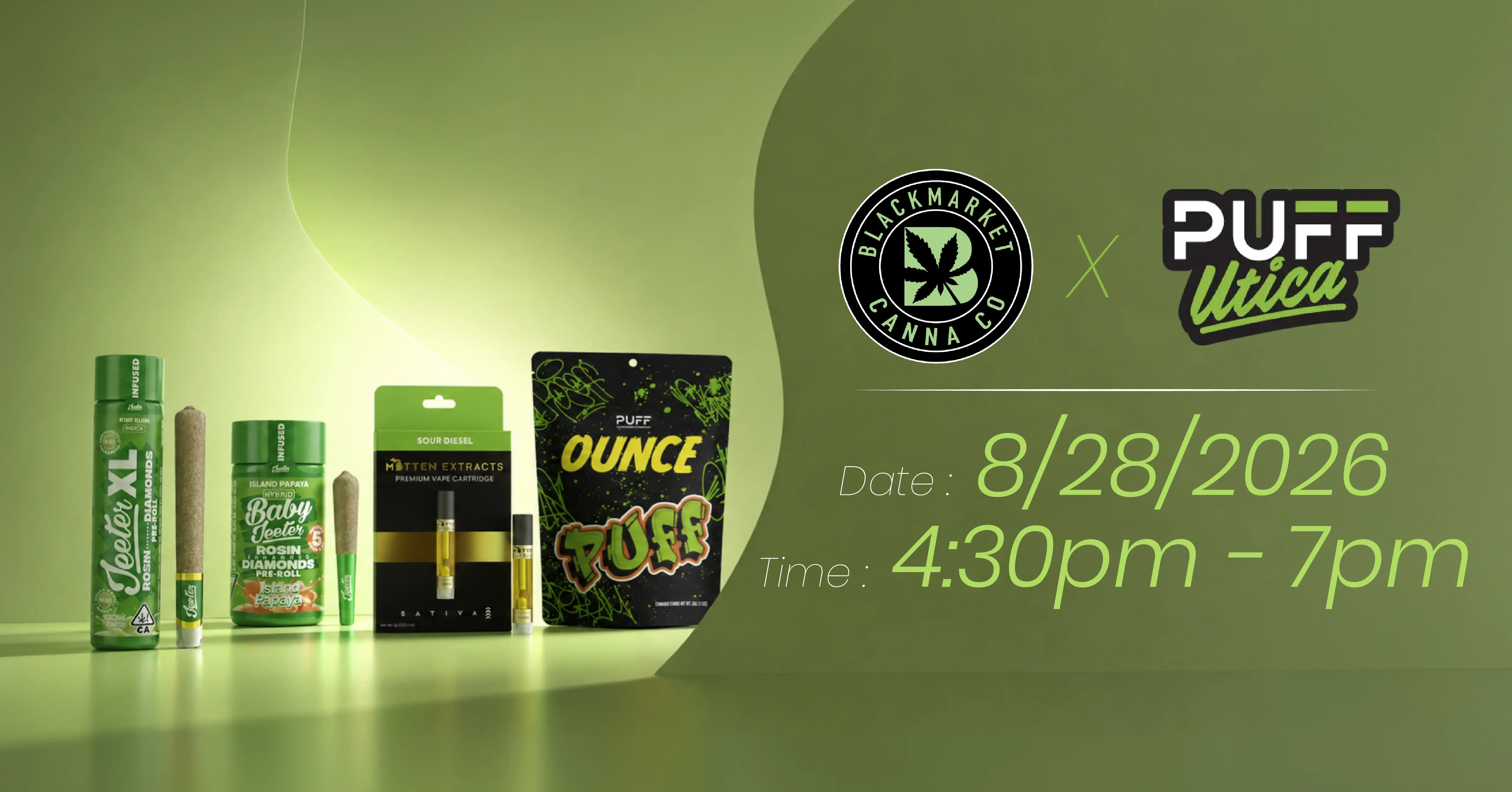 Black Market Canna Co and Puff event