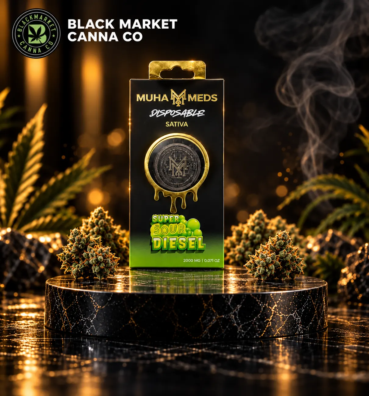 Super Sour Diesel -2G-Disposable -Muha Meds |